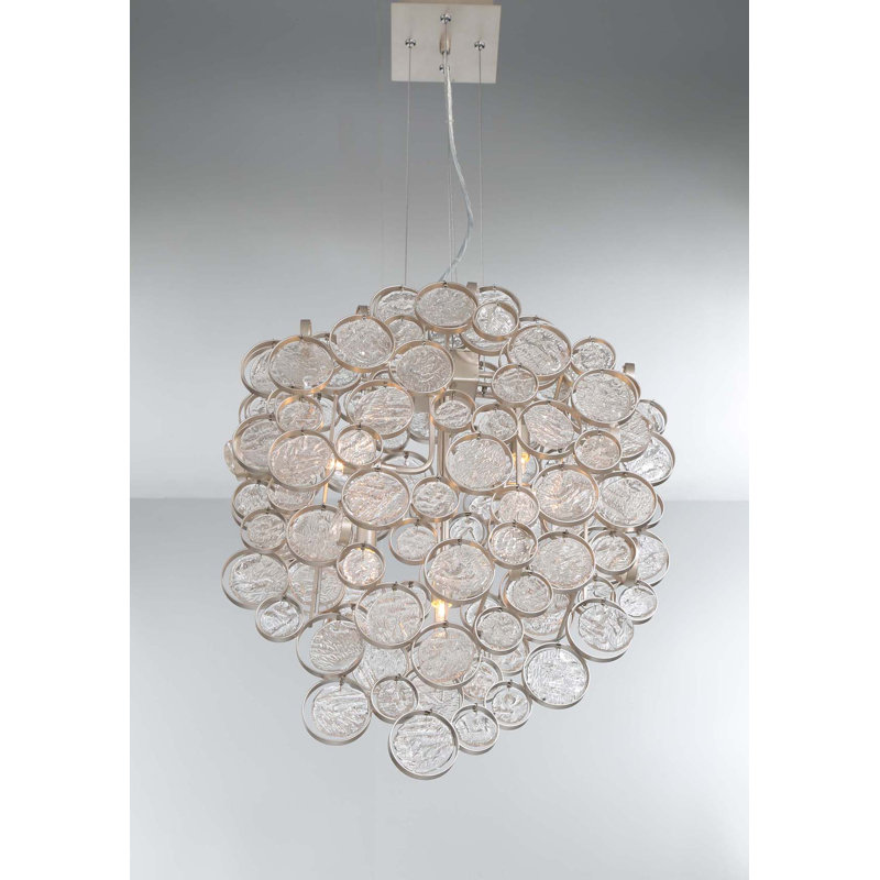 Trento 7 - Light Silver Pendant