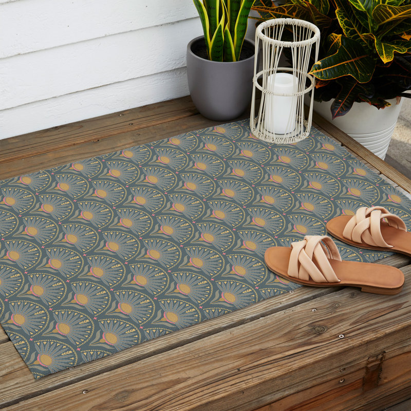 Tapis rectangulaire Ophelia avec envers antidérapant, Rectangle 2 pi x 3 pi