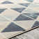 Tapis turquoise / beige Arelia