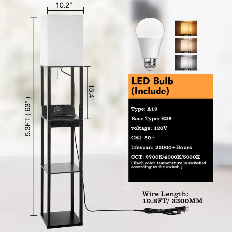 Lampe sur pied 63 po Arundhati