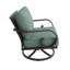 Chaise de patio pivotante avec coussins Aleira-531183340