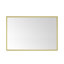 Miroir de salle de bain 84 po x 48 po avec cadre en aluminium, miroir mural rectangulaire-266515747-266515757