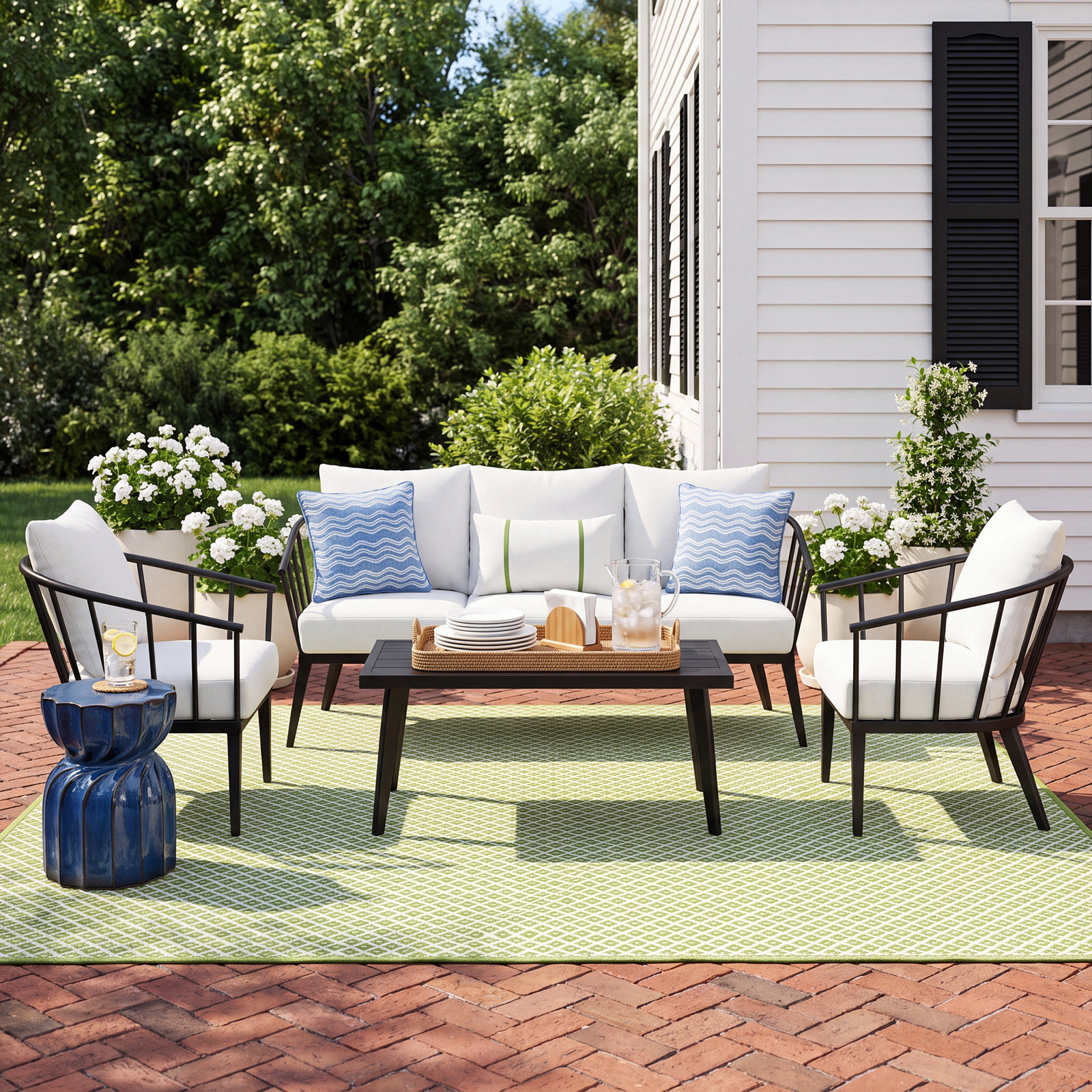 Serena 5-Person Sunbrella® Patio Seating Group