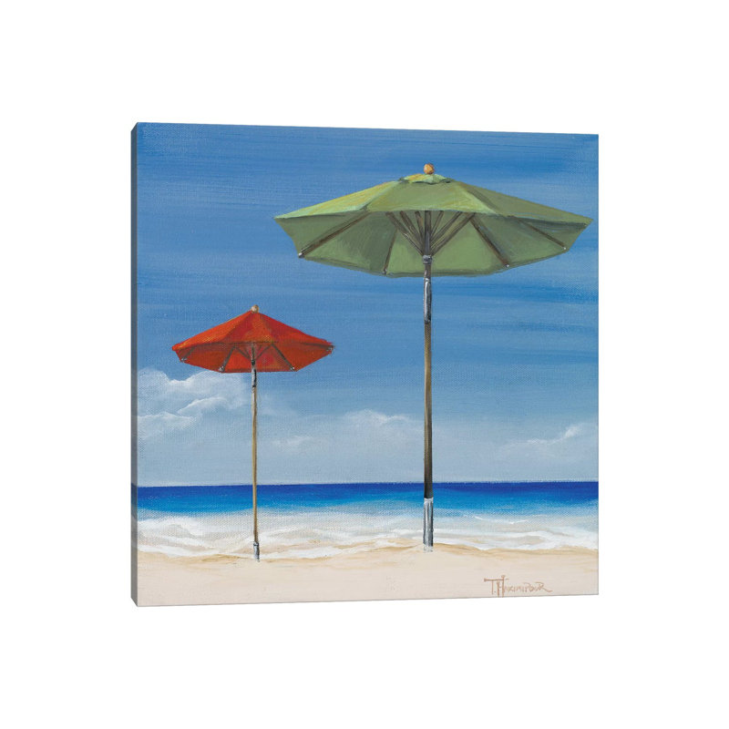 Coastal Scene II by Tiffany Hakimipour - Wrapped Canvas Gallery-Wrapped Canvas Giclée, 45.72 cm H x 45.72 cm W