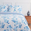 Leruum Duvet Cover Bedding Set %100 Cotton Sevilla Pattern Quilt Cover Set (Blue, Single)-1270747772-1270747770