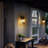 Malkie Wall Light 11.81"H Outdoor Metal Wall Lantern Black Waterproof Anti-rust