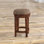 Hornbeck Swivel Upholstered Counter Stool with Solid Wood Frame