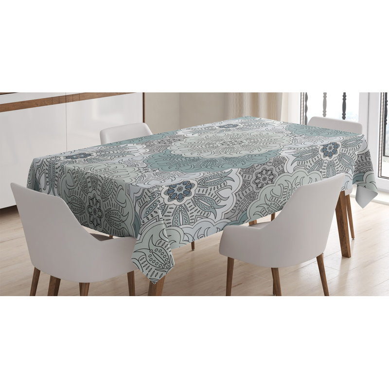 Geometric Tablecloth, 84" L x 60" W