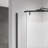 Pivot Shower Door, With 1/4" (6MM) Tempered Glass For Bathroom Shower Door--36*36*72 INCH-- Matte Black---(NO INCLUDED Neo-Angle Shower Base )