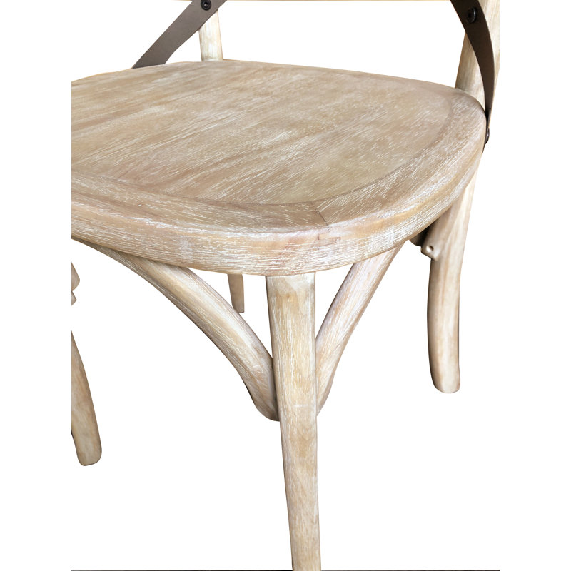 Ayriel Solid Wood Side Chair, New White Wash