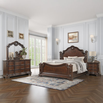 Bharata 4Pc Bedroom Set by Bloomsbury Market