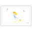 'Girl with Birds' by Maya Gur Framed Painting Print-19119761