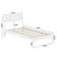 Lit plateforme avec tête de lit ajustable Bradford-968149163-968149167