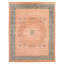 Hand-knotted Jules Serapi Coral Wool Rug 9'2" x 11'9"