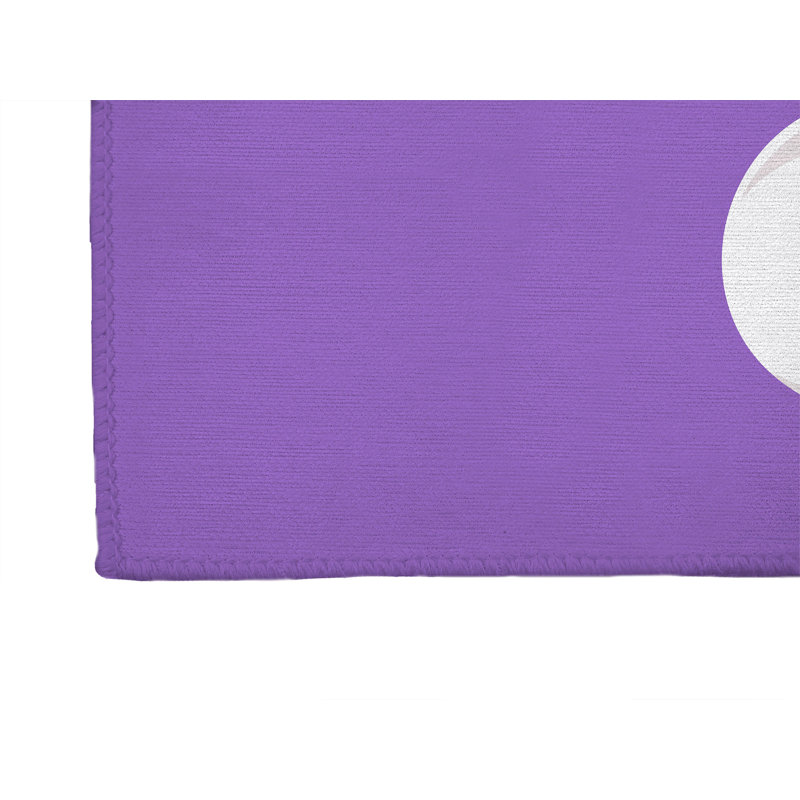 Tapis d'entrée antidérapant pour fantômes et citrouilles, Mauve, L 24 po x L 36 po