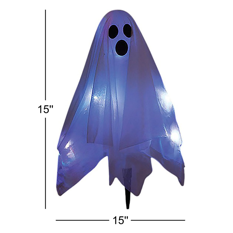 LED Lighted Ghost Yard Display