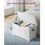 Chest, Bench, Blanket Box with 2 Safety Hinges, Shoe Storage, Farmhouse Style-830670949-830670951