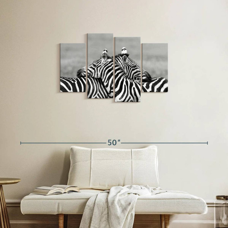 Loving Zebras, 22" H x 36" W