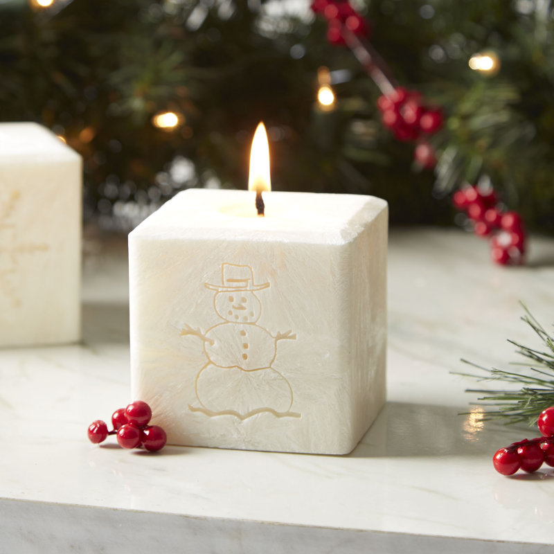 Unscented Pillar Candle