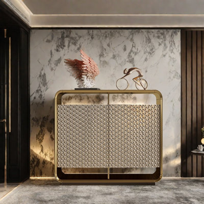 Solid Wood Minimalist Modern Sideboard