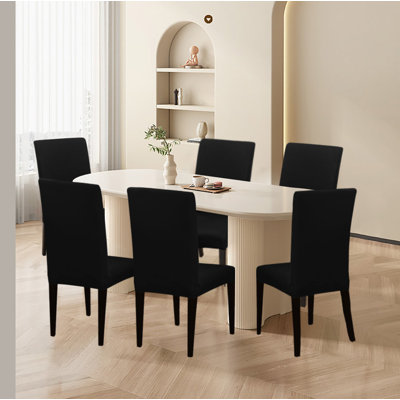 Dining Chair Covers, Parsons Chair Slipcover Set Of 6,