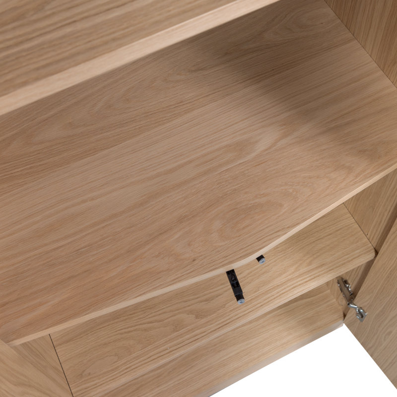 ZUMA HIGH CABINET 67CM OAK TRANSPARANT [fsc]