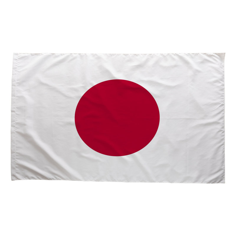 Drapeau du Japon - Drapeau extérieur, 24" H x 36" W