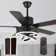 Halas 52'' Chandelier Fan Modern DIY Shade Ceiling Fan with Lights, 6-Speed Reversible Ceiling Fan with Remote