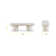 Anston 56" Boucle Bench