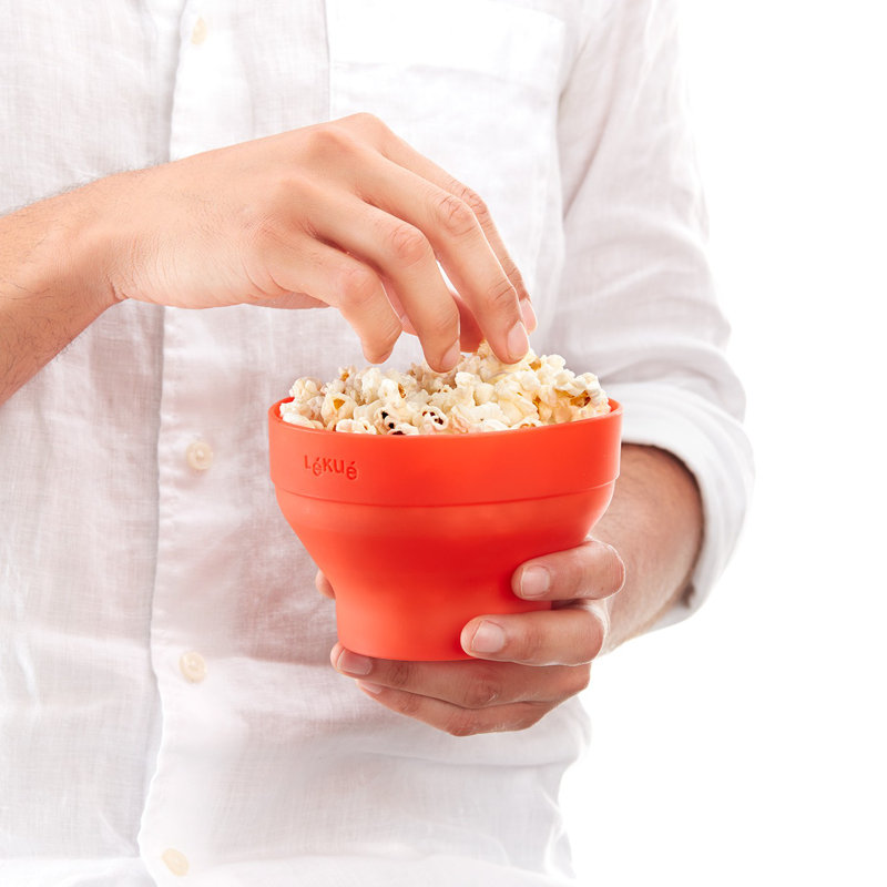 Lékué Mini Microwave PopCorn Maker