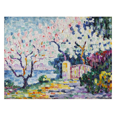 Amandiers en fleur par Paul Signac - Impression giclée