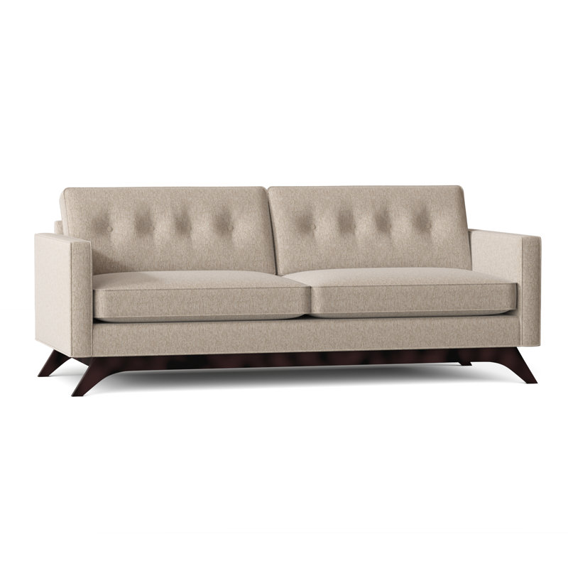 Flinn Upholstered 84'' Sofa, Boulderdash Sand