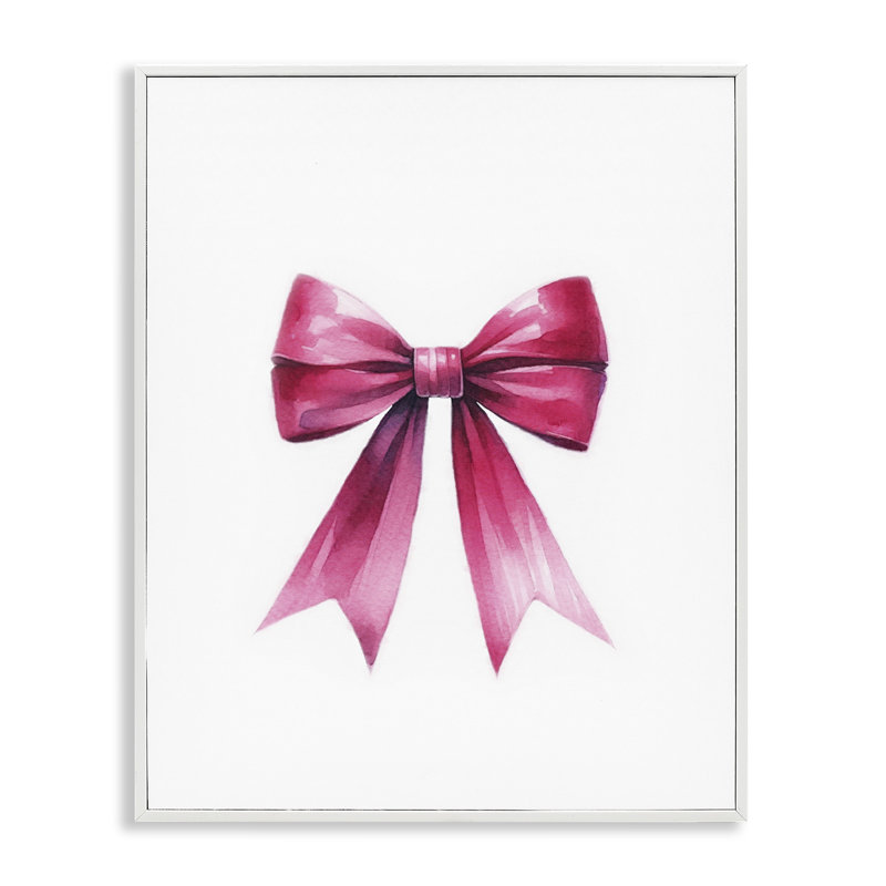 Art giclée sur ruban magenta foncé par Amanda Greenwood bk-101, Giclée encadrée blanc bord de mer, H 14 po x l 11 po
