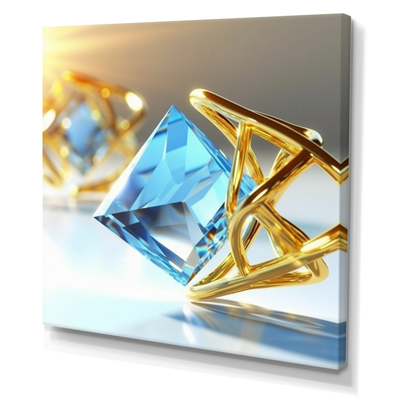 «Atomic Abstraction Photonic Crystals I», reproduction sur toile, 36" H x 36" W, Toile tendue
