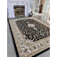 Tapis noir en laine tissé à la machine Nakia-29440453
