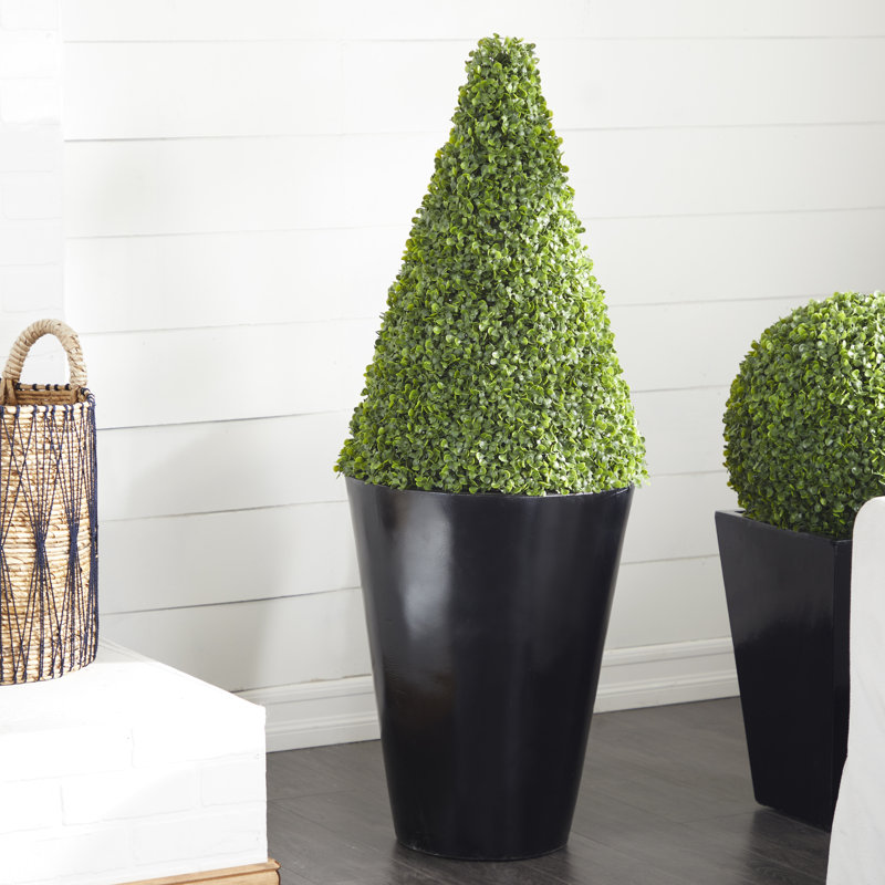 47.5'' Faux Foliage Topiary in Ceramic Pot