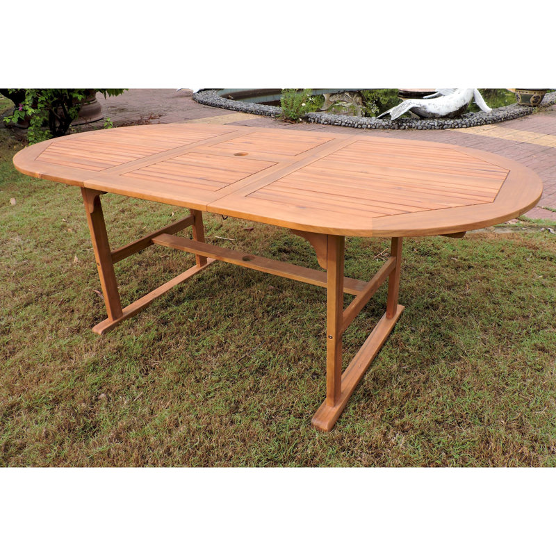 Table de salle à manger Clemmons, Brun rustique