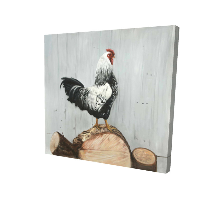 Wyandotte Rooster - Toile d'oiseau de cuisine pour la décoration intérieure