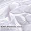 Housse de couette toutes saisons en duvet et plumes 100% coton-91602119