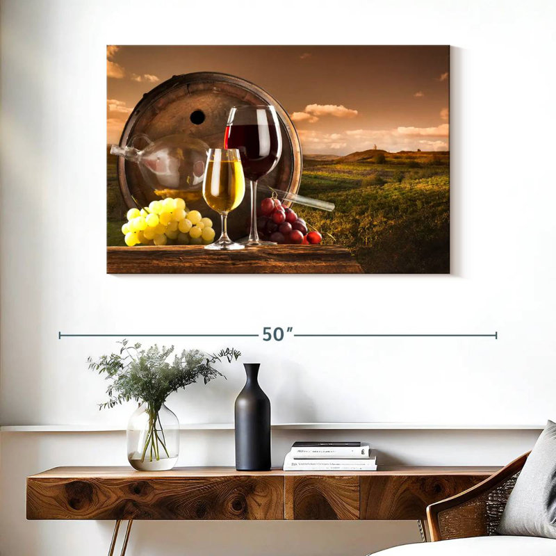 Yarlin Temecula Wine Vineyard, 26" H x 39" W