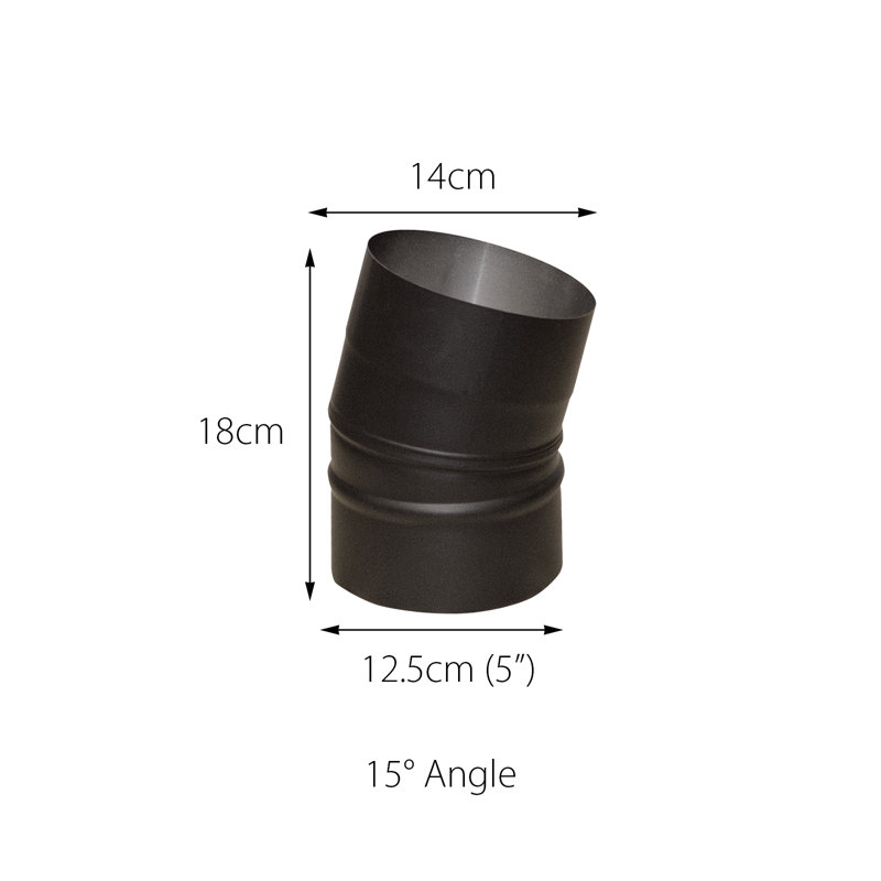 Steel Venting Kit, 18cm H x 14cm W x 12.5cm D