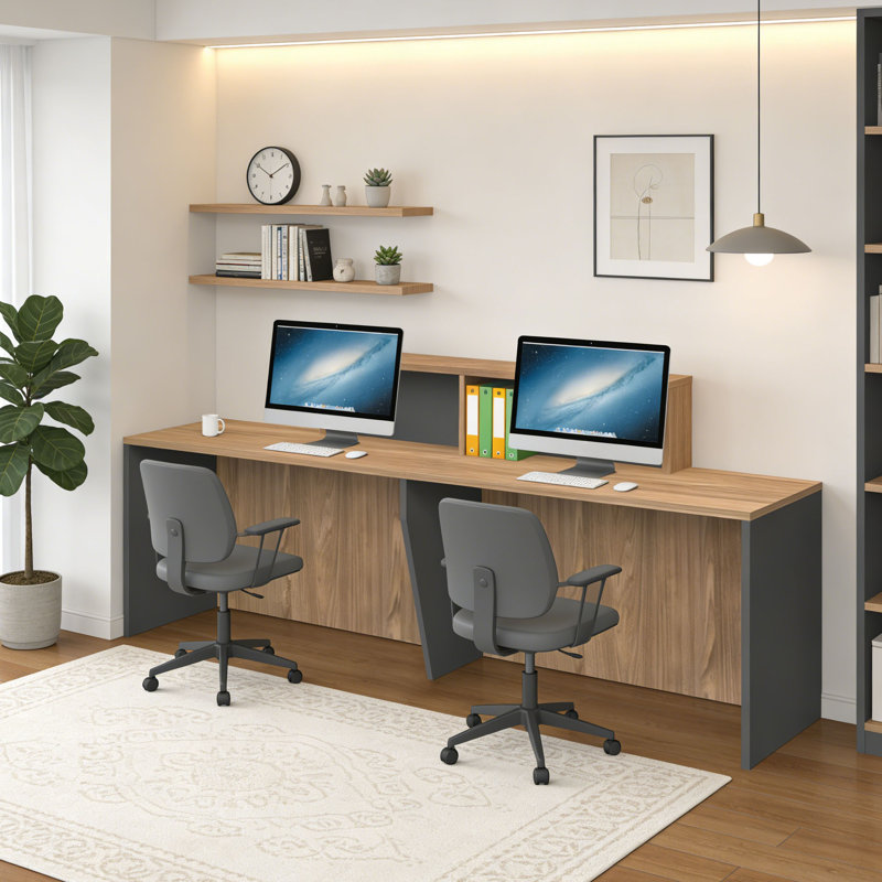 Bureau de réception moderne et minimaliste - Comptoir, bureau, salon et vente au détail, Oak