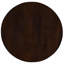 Table basse ronde en bois avec base piédestal, table d'appoint d'appoint