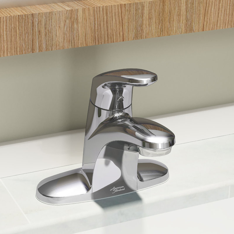 Colony Pro Bathroom Faucet with Drain Assembly, Polished Chrome