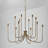 40" W x 38" H 12-Light Chandelier in Mystic Bronze