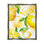 Peinture au citron moderne encadrée sur bois