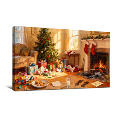 Noël, sapin de Noël, cadeaux de cheminée, biscuits, chaussettes de lait, décor de foyer