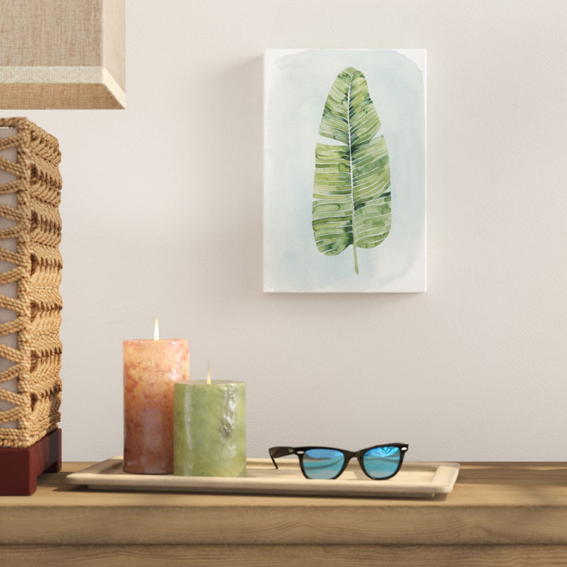 Paradise Palm Leaves IV by Grace Popp - Painting Print, 30cm H x 20cm W, Wrapped Canvas