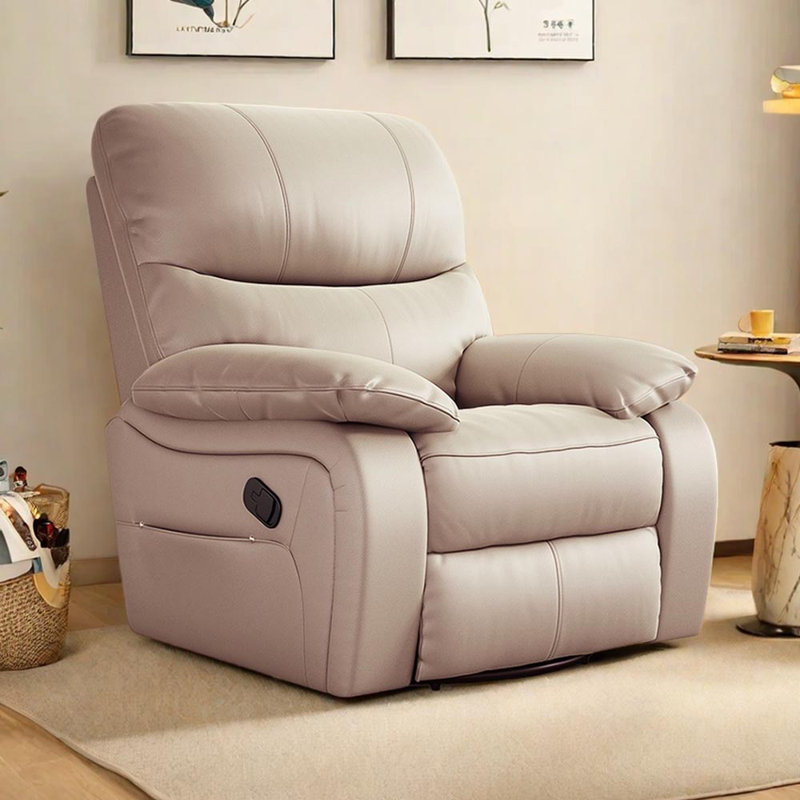 Ergonomic Single Sofa Multi-Functional Recliner, Beige