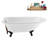 62" Streamline Clawfoot Tub,Tray,Drain, Clawfeet-101628982-102218229